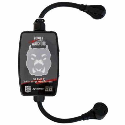Hughes Watchdog 50 Amp Bluetooth Surge Protector With Auto Shutoff - Portable